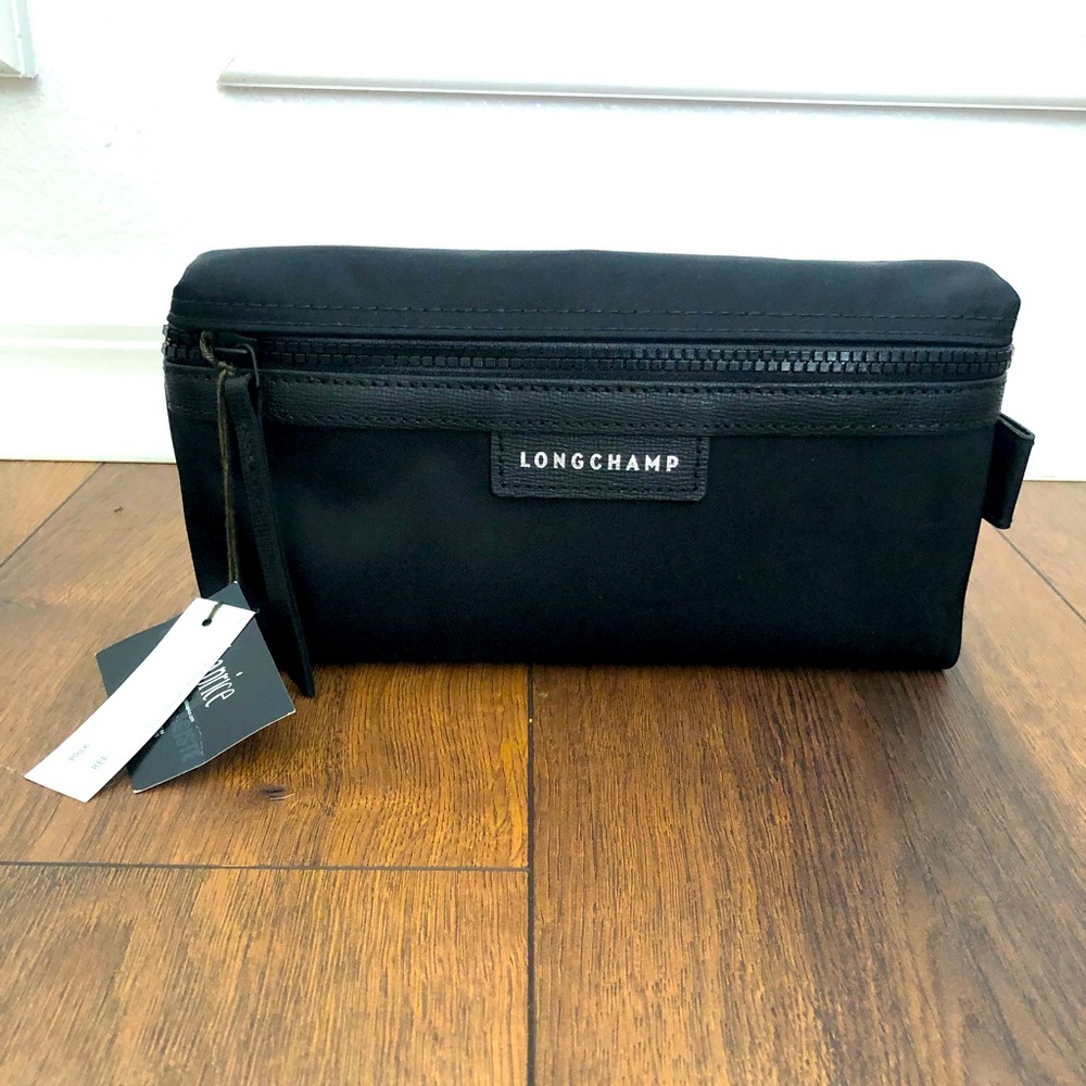 NWT Longchamp Cosmetic Bag Black